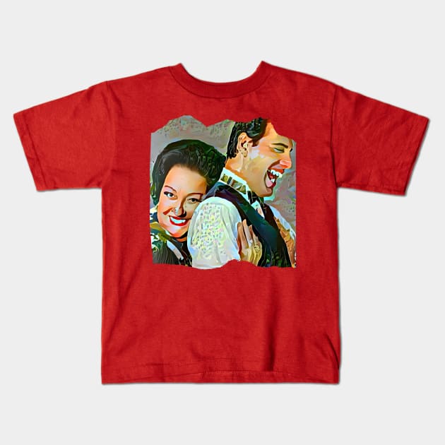 Favorite Opera Singers Kids T-Shirt by PersianFMts